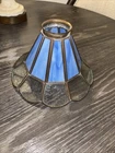 Vintage Tiffany Style Stained Glass Sconces. These Are Beautiful Slag Glass.