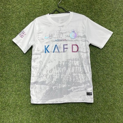 Aroya KAFD Nike Jersey Shirt Mens Medium Ronaldo Player Issue Sportswear  AOP