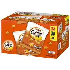 Pepperidge Farm Goldfish Cheddar Crackers, 1.25 Ounce (36 Count)