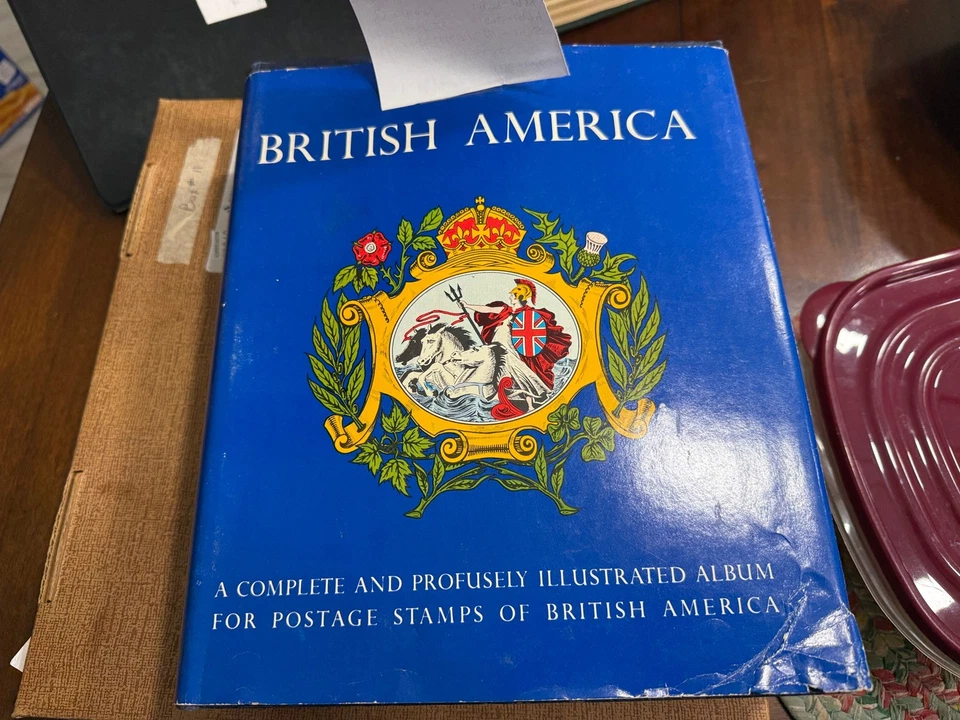 LARGE BRITISH AMERICA STAMP ALBUM NEW ZEALAND PAPUA PAPUA NG NEW SOUTH WALES - Image 2 of 4