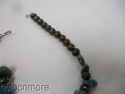 VINTAGE NAVAJO INDIAN TURQUOISE NUGGET SILVER NAVAJO PEARL BEADS NECKLACE — photo 6