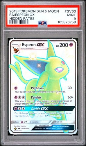 Espeon-GX graded PSA 9 for sale on eBay