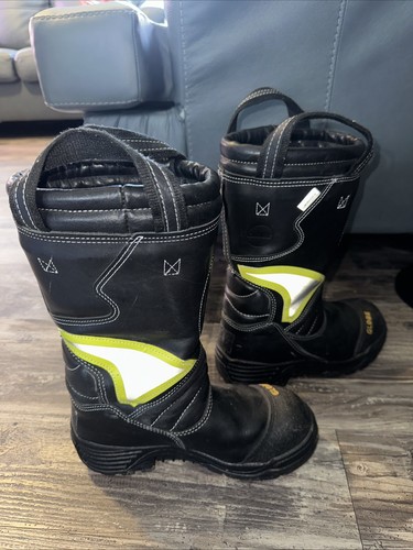 Globe SUPREME SIZE 9.5 M 14" Pull-on Structural FIREFIGHTER Boots USA Good Cond