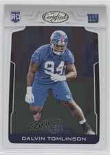2017 Certified Rookies /999 Dalvin Tomlinson #187 g2u