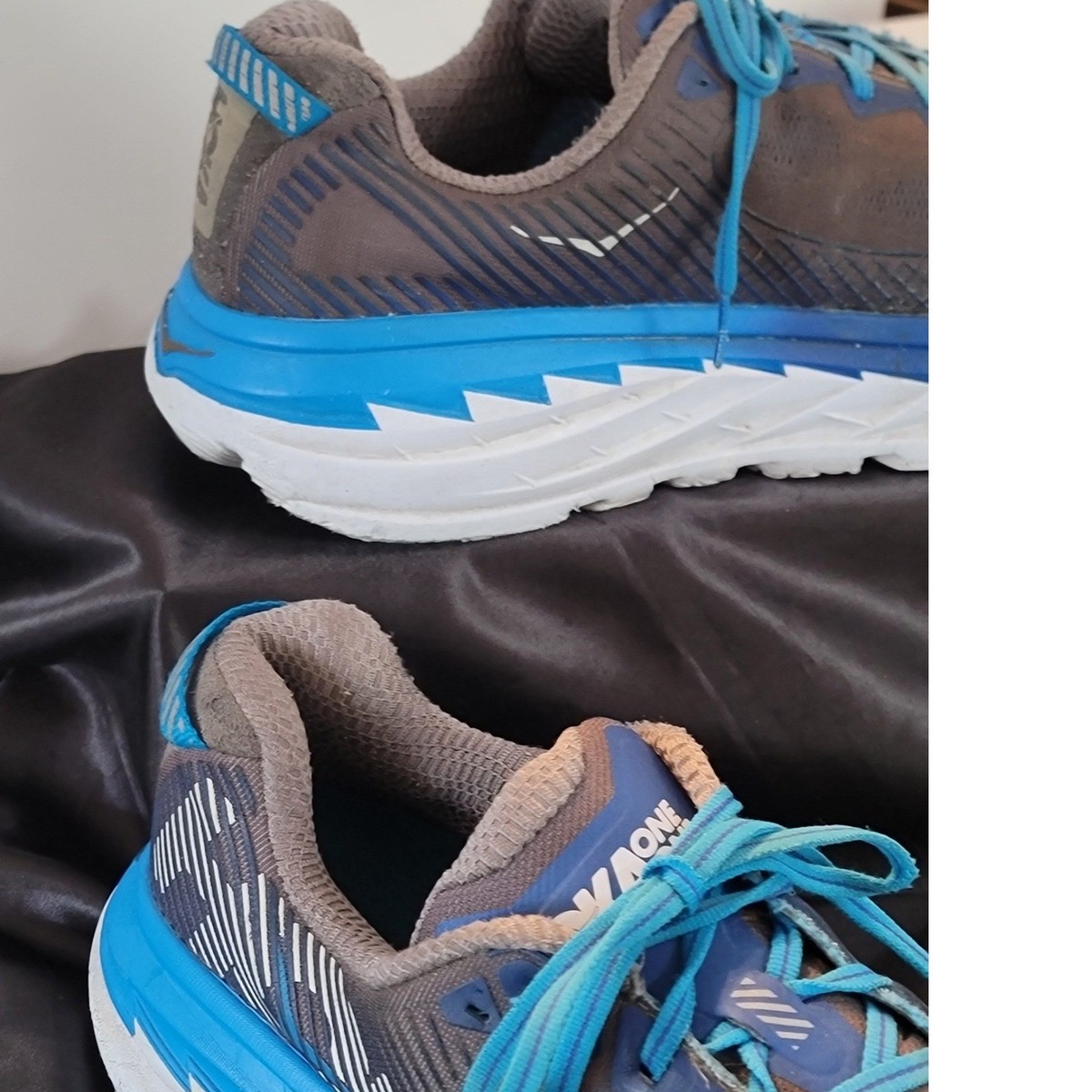 Hoka One One Bondi 5 Mens Running Shoes Blue Gray Max  display picture 2