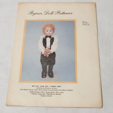 "FANY" Boy BY-197 - A.M. 231 Byron Doll Patterns - Reproduction Doll B-525a