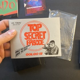 Golgo 13: Top Secret Episode (Nintendo Entertainment System NES) COMPLETE w/ Box