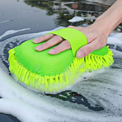 #ad Microfiber Car Washer Sponge Cleaning Car Care Detailing Brushes Washing Towel a $4.25