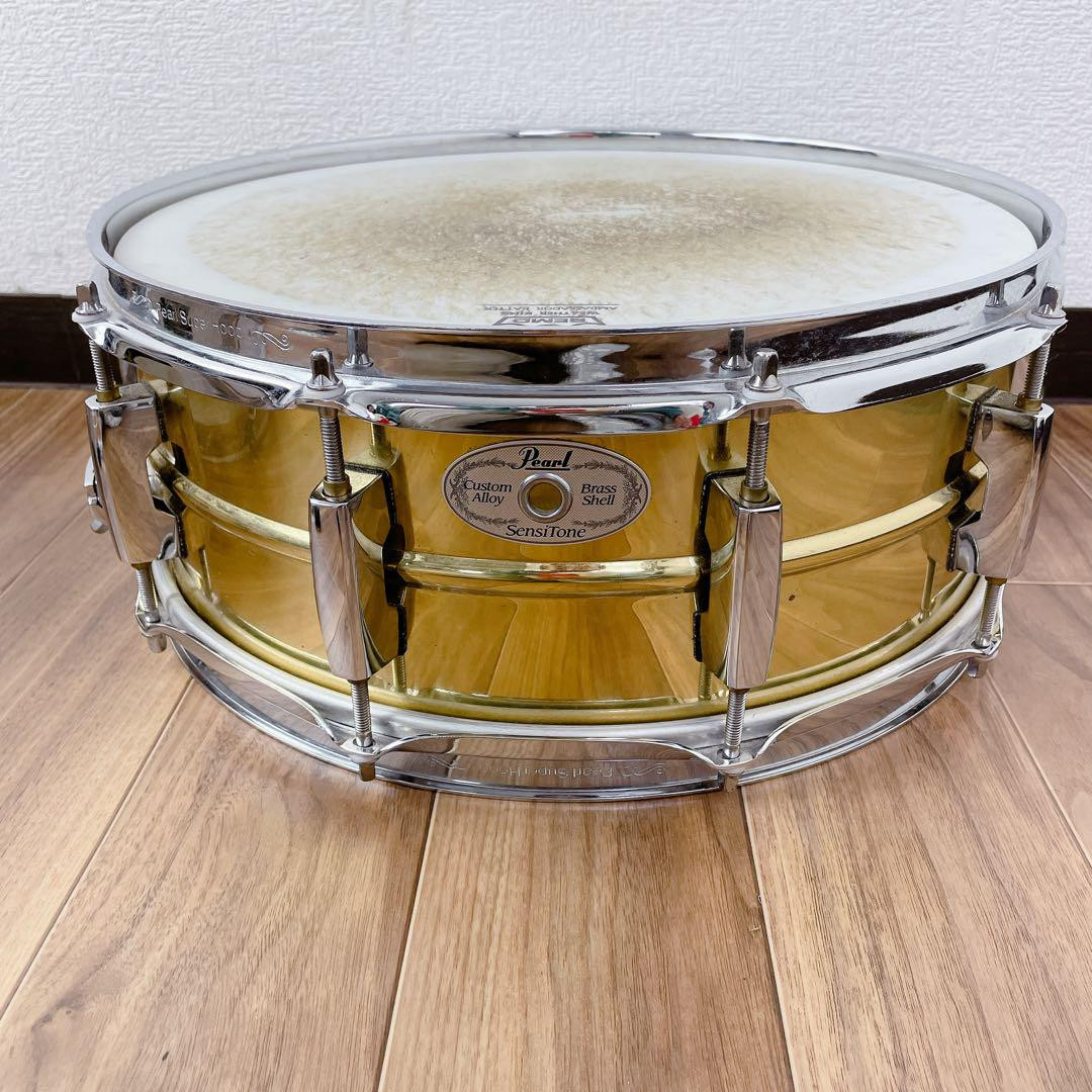 Pearl ピッコロスネアドラム Brass Shell 綺麗です!値引不可 Pearl ピッコロスネアドラム Brass Shell 綺麗です!値引不可