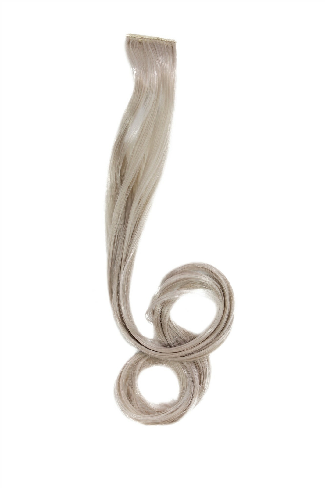 1 Clip Extension Strand Hair Extension Wavy Ash Blonde 63cm YZF-P1C25-T4503