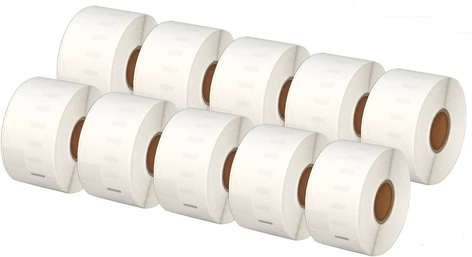 Yellow Yeti 10 Rotoli 11355 S0722550 Etichette Multiuso 19 X 51mm Compatibili Per DYMO