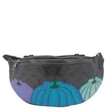LOUIS VUITTON LV X YK  Monogram Reverse Eclipse Pumpkin Canvas Bumbag Gray