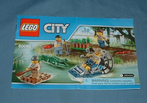 TOWN: CITY, SWAMP POLICE STARTER SET 60066 - LEGO - 2015 - USATO - Foto 6 di 7