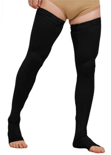 Calze Mediche a Compressione con Chiusura Zip - Coscia Alta | COMPRESSIONE MODERATA - Foto 19 di 21