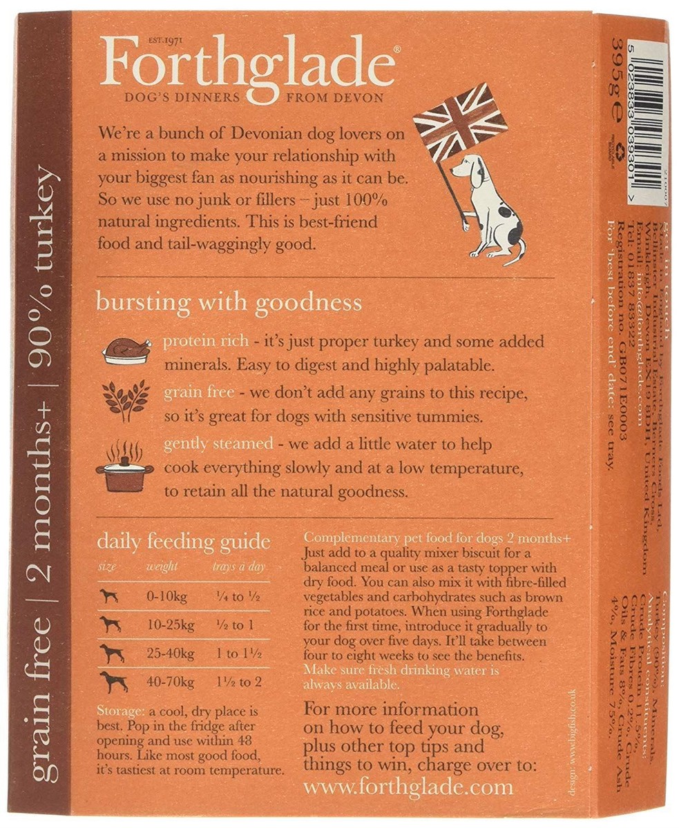 Forthglade Puppy Feeding Guide Lamb, Liver Vegetables Wet Puppy