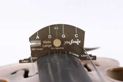 Viola Bridge Nut Shaping Tool String Spacing Marker & Bow RE-HAIR Gauge