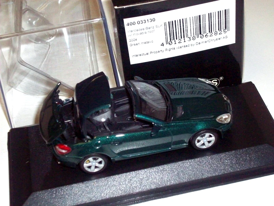 Minichamps 1/43 MERCEDES-BENZ SLK-Class 2004 400033130 Green Metallic 3024 pcs - Immagine 4 di 4