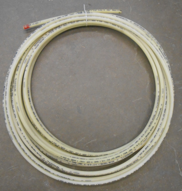 NYCOIL NYLON TUBING, 61880, 1/2" X 3/8", 0.062" WALL, 267 PSI, 60 FT eBay