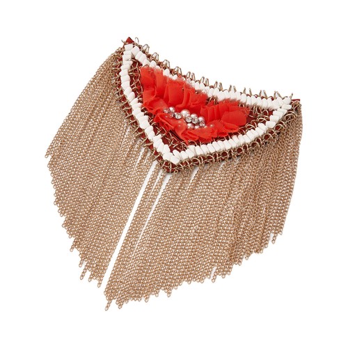 Unisex Women Men Epaulets Tassel Fringe Pads Masquerade Shoulder Patches 2Pcs - Picture 17 of 22