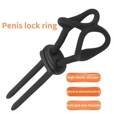 Reusable Ball-Scrotum-Stretcher-Ring-Penis Enhancer Delay Ejaculation for MALE