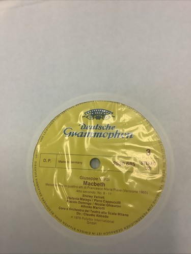 Verdi Macbeth 1976 Deutsche Grammophon 2709062 Stereo Germany 3LP Box Set VG+VG+ - Picture 6 of 9