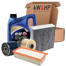 KIT TAGLIANDO 4 FILTRI RENAULT Kangoo CON OLIO MOTORE ORIGINALE ELF 5W30