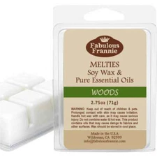 Woods Soy Candle Tart Essential Oil Fabulous Frannie B3G1, Free Ship 2+