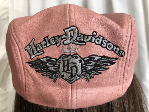 Harley Davidson Pink Leather Cap 97813 