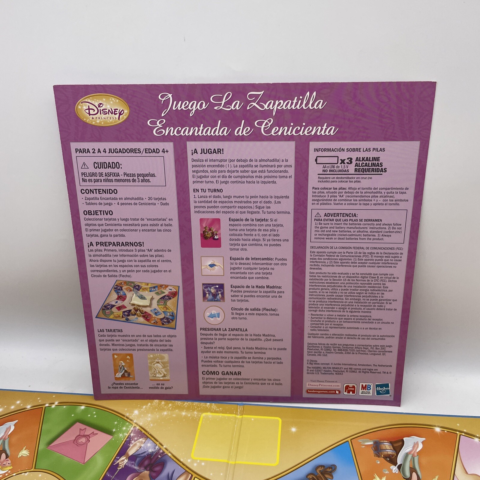 SAOLA Disney Cenerentolas Ciabatta Incantata Scheda di Ricambio e Istruzioni Solo