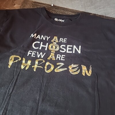 Many Are Chosen Few Are Phrozen Alpha Phi Alpha Fraternity Mens Tshirt 2018 