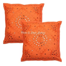 Boho Bohemian Cushion Cover Embroidered Bohemian Throw Decor Pillow Cover Case