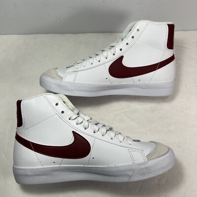 Nike Blazer Mid 77 White Team Red 2021 Size 6 DA4086 102 RARE | eBay