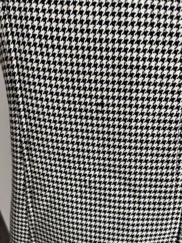 Ralph Lauren Black Label Wool-Blend Black & White Houndstooth Mod Dress, Size 4 - Picture 7 of 9