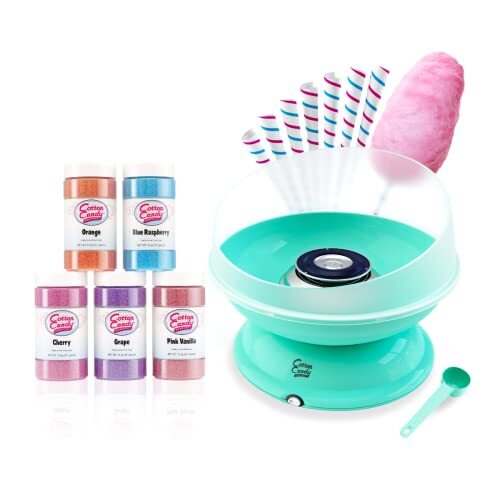 Bb1000s Cotton Candy Machine With 511oz. Jars Of Cherry