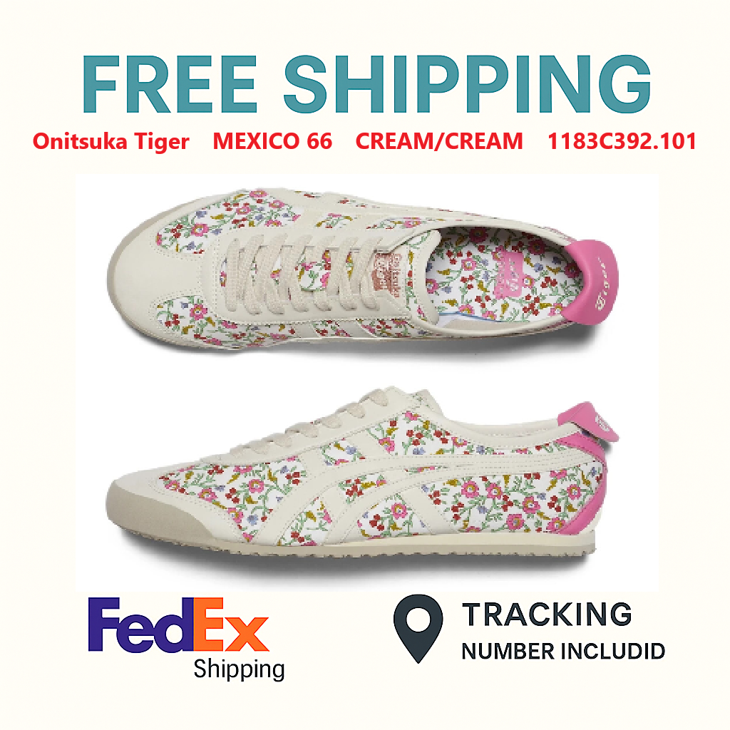 Onitsuka Tiger Mexico 66 Cream 1183C392.101 Women's Sneakers Japan