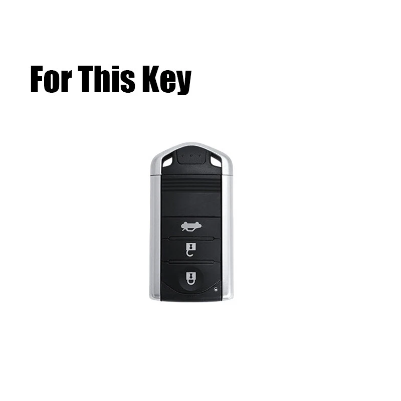 Funda protectora para llavero remoto de cuero de aleación de zinc para Acura TL RDX ILX ZDX Foto 2 de 4