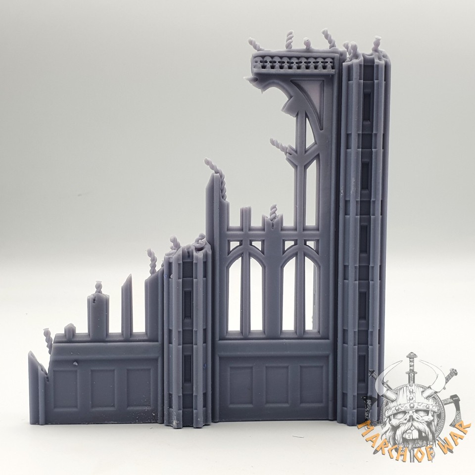 Dolmen Gate - 28mm Necron 3D Printed Sci-Fi Terrain For Warhammer 40K Tabletop Wargaming