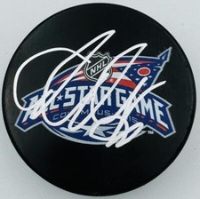 COREY CRAWFORD SIGNED 2015 ALL STAR GAME PUCK CHICAGO BLACKHAWKS AUTOGRAPH K1