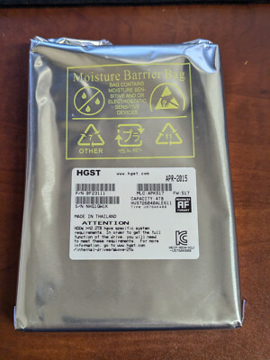 Hitachi Ultrastar 7K6000 - 4TB 7200RPM 512e SATA III 6Gb/s 128MB Cache 3.5'' NEW