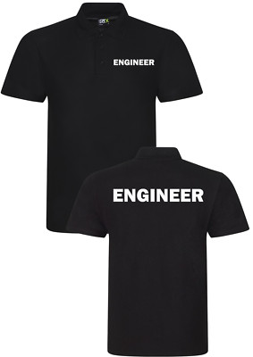 Ingenieur POLOSHIRT bedruckt WORKWEAR Bau Designer Industrie TOP Uniform 