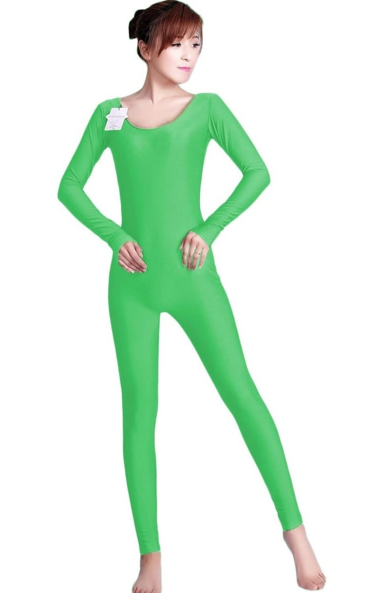 Neon Green Long Sleeve Bodysuit Womens Xl Nwot