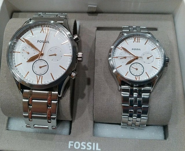 Fossil Fenmore BQ2468SET silver Men and 