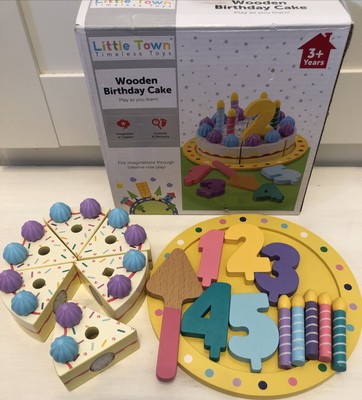 little town wooden toys