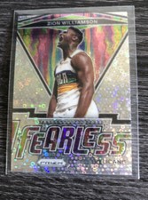 ZION WILLIAMSON 2020-21 PANINI PRIZM FAST BREAK DISCO FEARLESS  #7