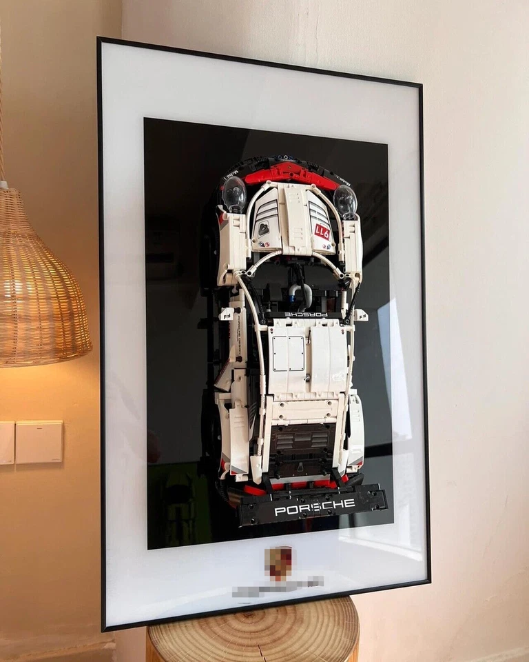 LEGO Porsche 911 RSR Wallboard Display Frame & Storage 42096 FREE FAST SHIPPING - Image 4 of 4