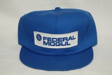 K-Products Federal Mogul Patch Blue Snapback Trucker Hat Cap Orange City IA