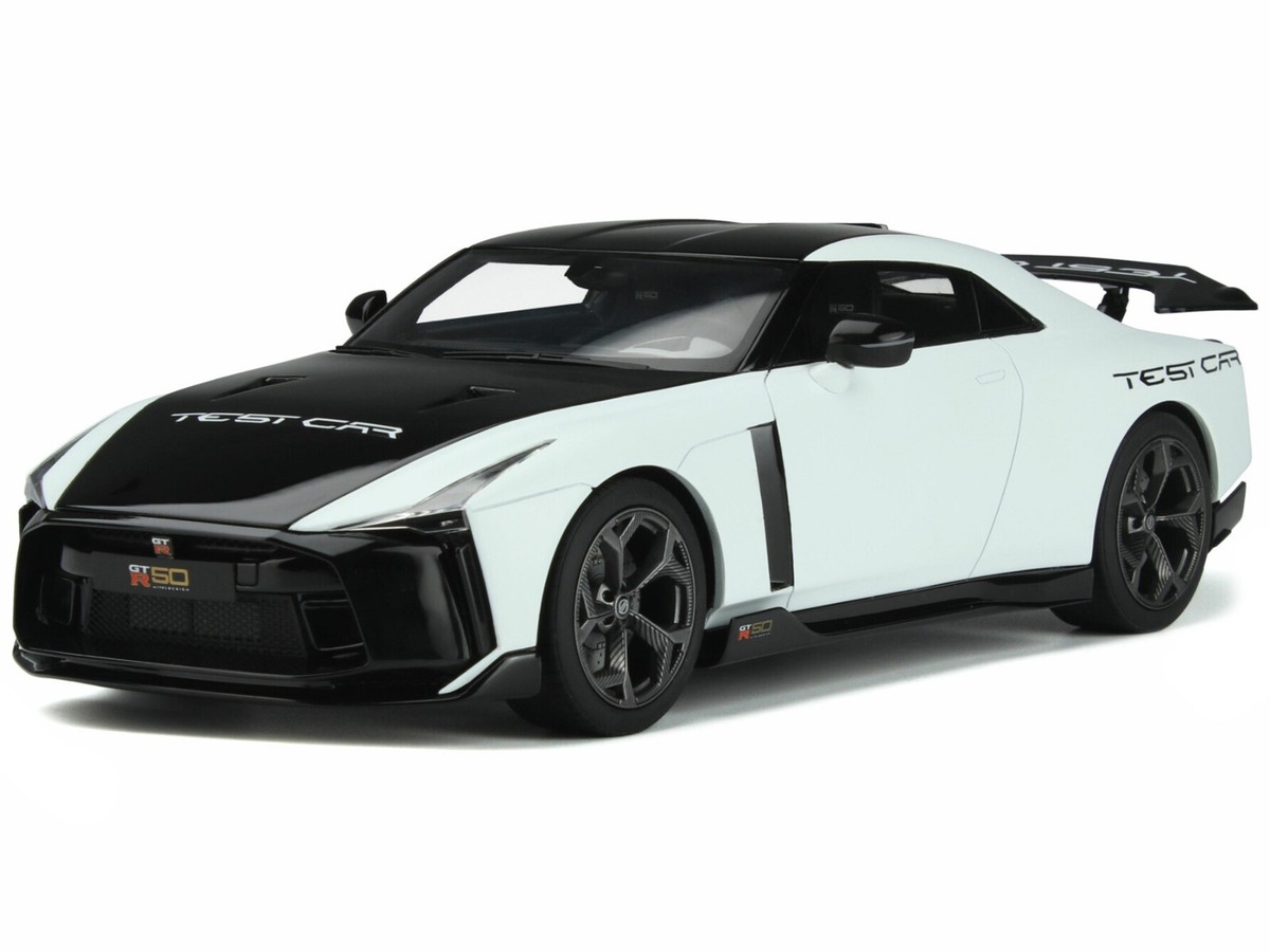 GTR R50 1/18 GT SPIRIT 1400台限定 2021 NISSAN GT-R50 TEST CAR BLACK & WHITE 1/18 MODEL CAR BY GT