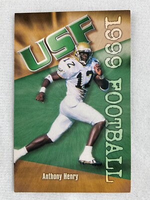CFB South Florida (USF) Bulls 1999 Football Schedule Card