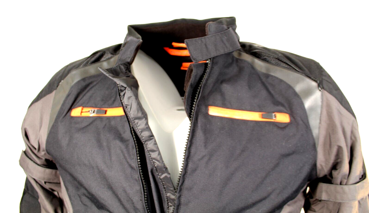 New KTM Street EVO Size Small Black/Gray/Orange Mens