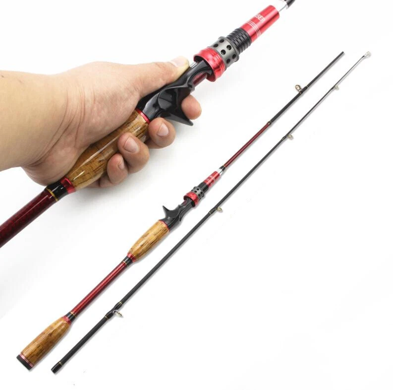 Señuelo de caña de pescar de fundición de mar de agua salada de 2,1 m con cañas rápidas de 2 secciones 10-25 g Foto 2 de 4